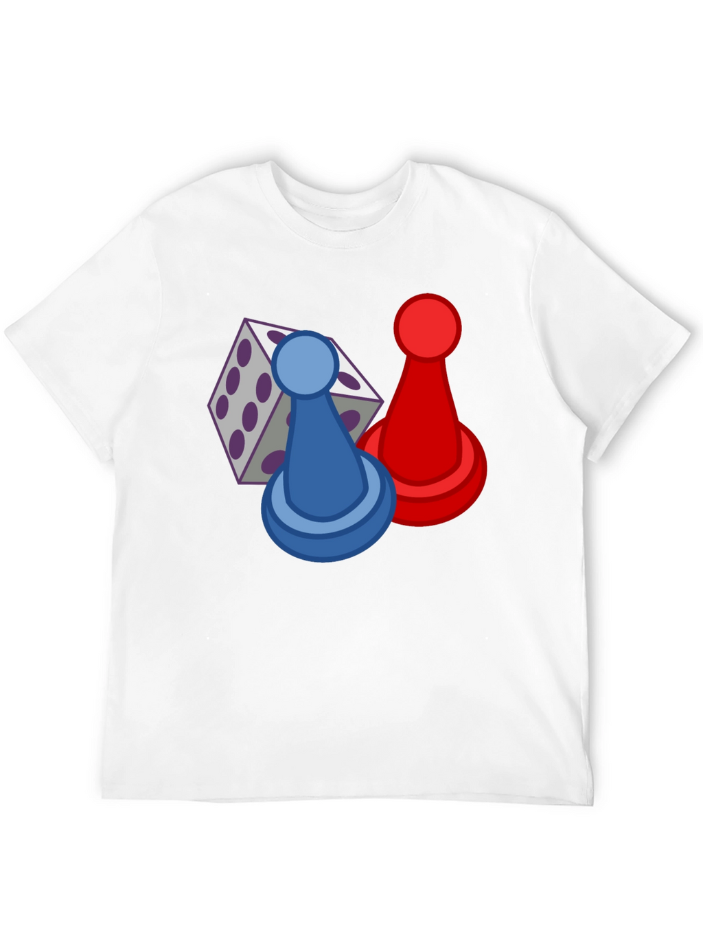 Board Game T-Shirt - Dice & Pawns