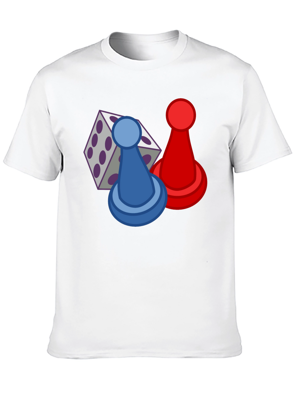 Board Game T-Shirt - Dice & Pawns