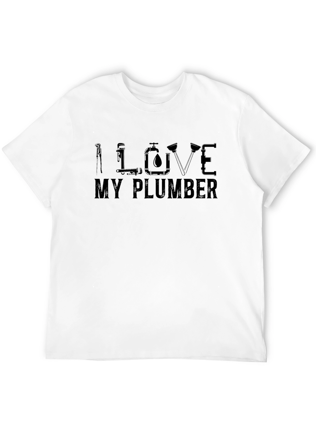 I Love My Plumber Graphic Tee
