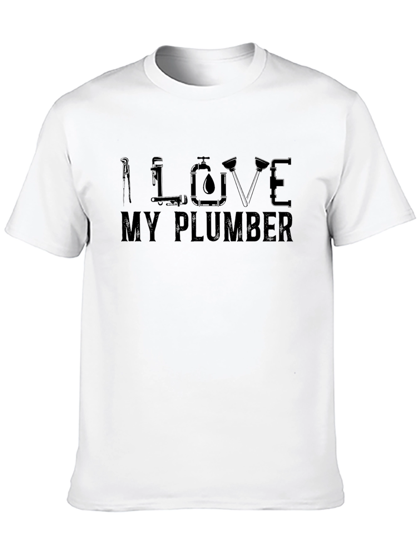 I Love My Plumber Graphic Tee