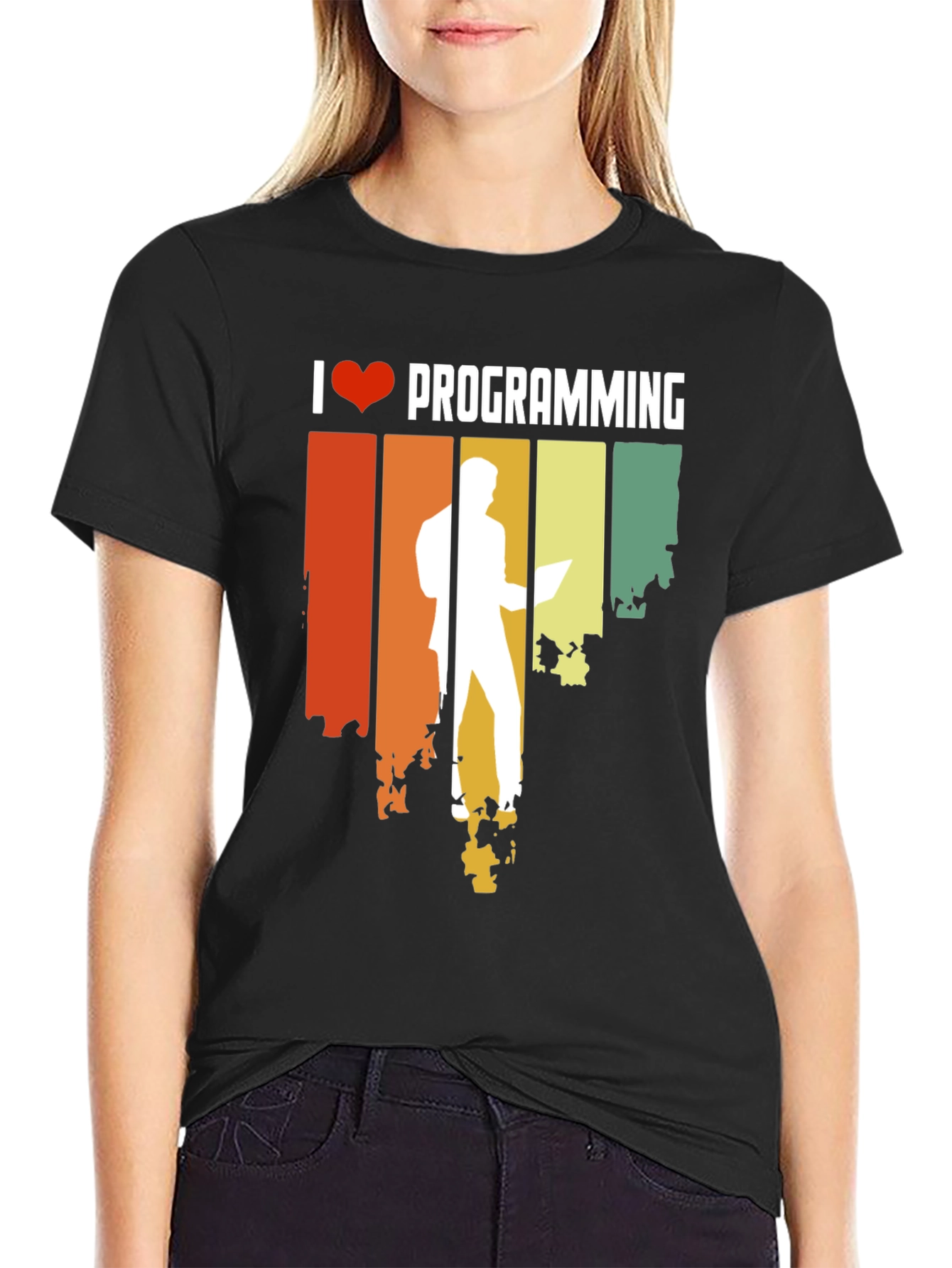 I Love Programming Graphic T-Shirt - Coder Tee