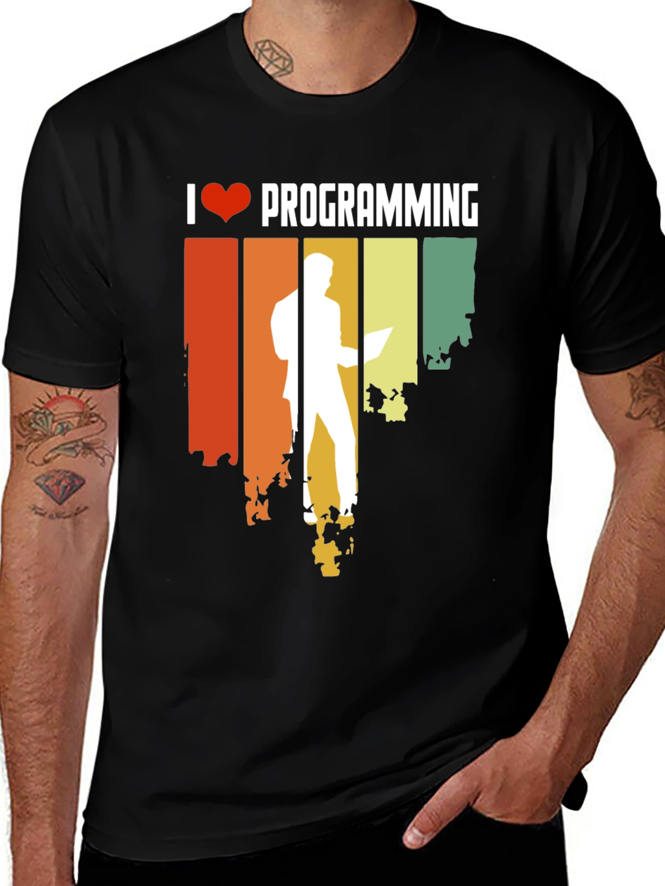 I Love Programming Graphic T-Shirt - Coder Tee
