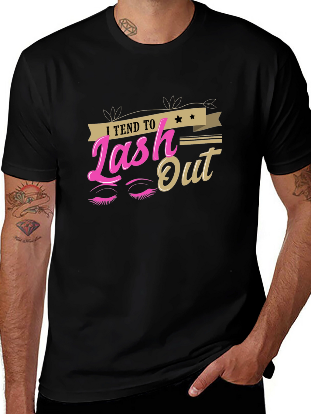 I Tend to Lash Out Graphic T-Shirt