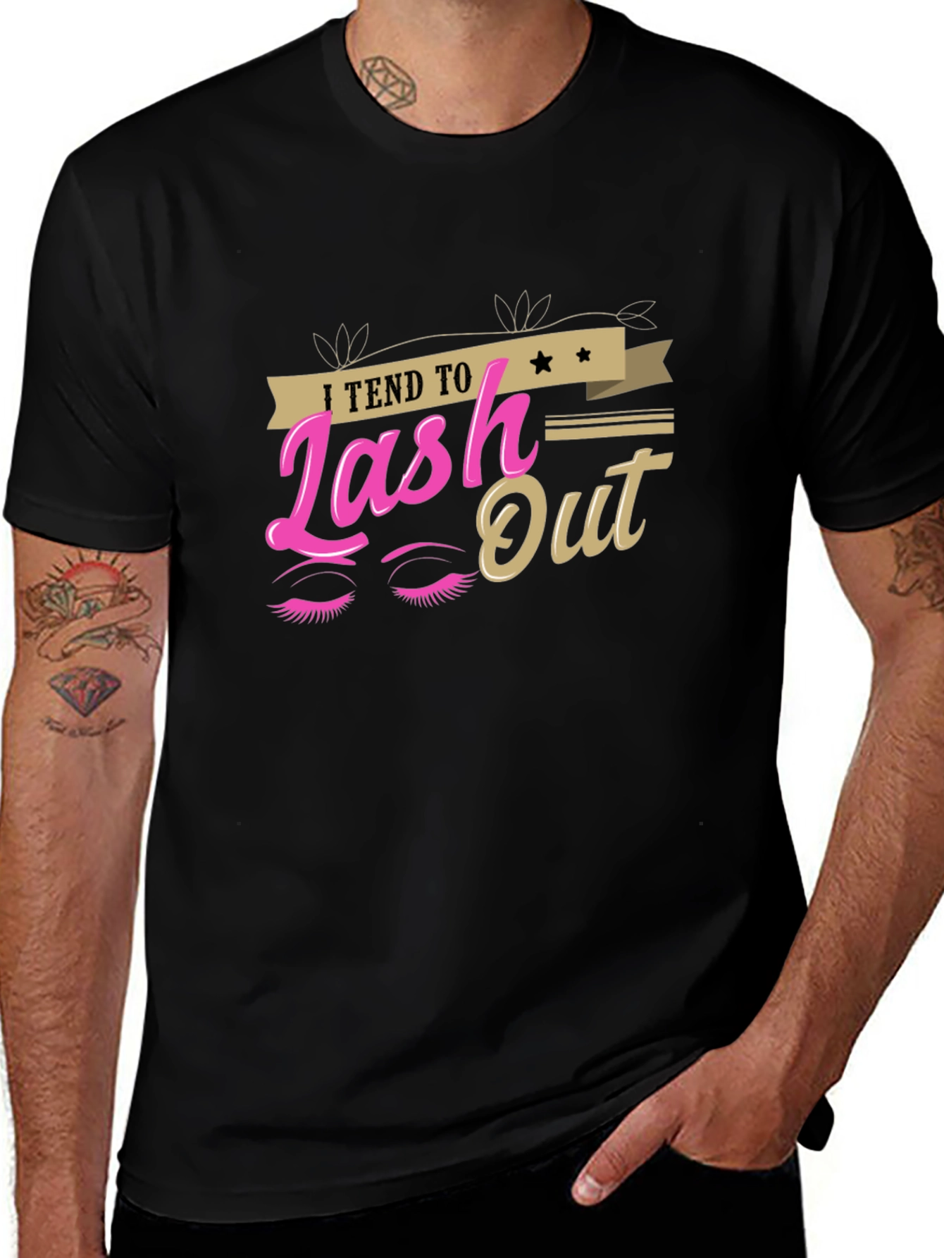I Tend to Lash Out Graphic T-Shirt