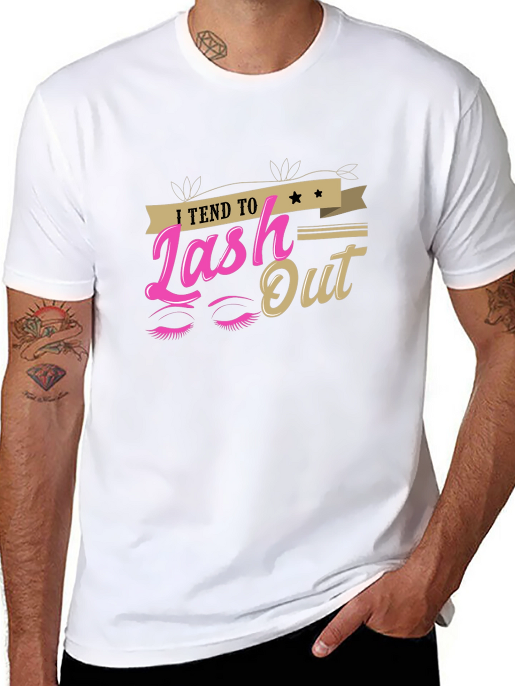 I Tend to Lash Out Graphic T-Shirt
