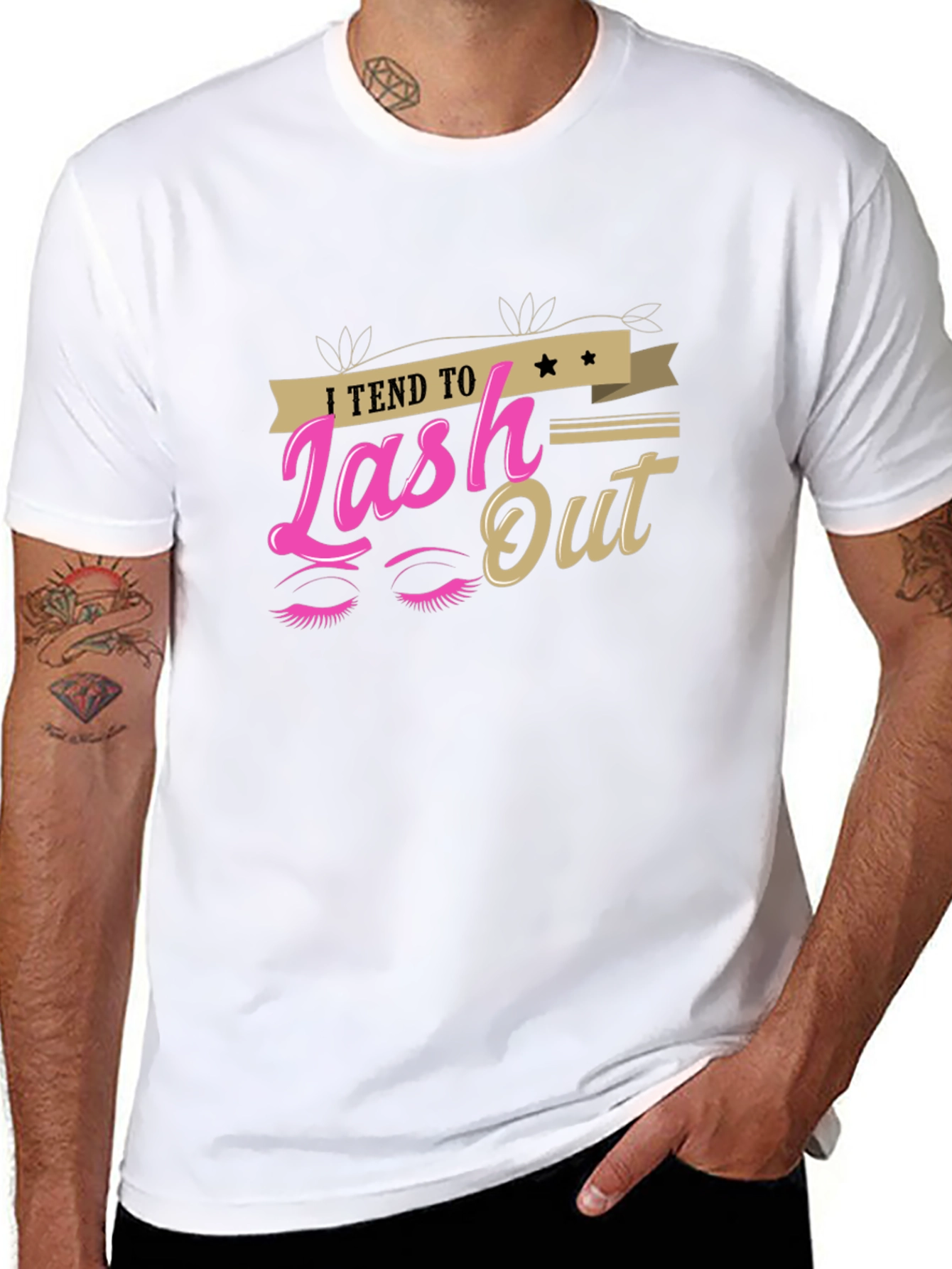 I Tend to Lash Out Graphic T-Shirt