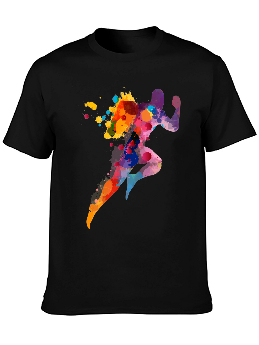 Abstract Runner Graphic Tee