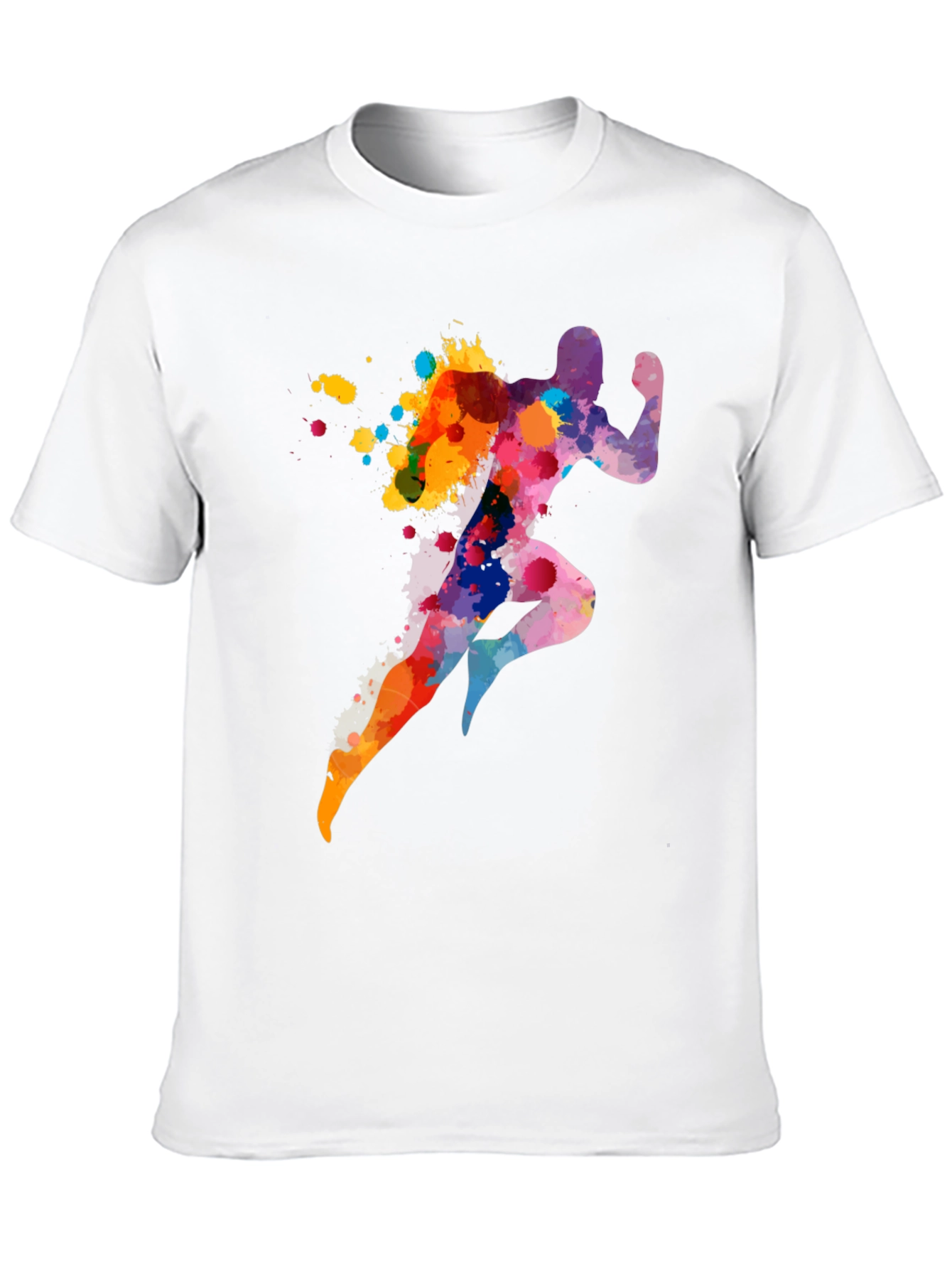 Abstract Runner Graphic Tee