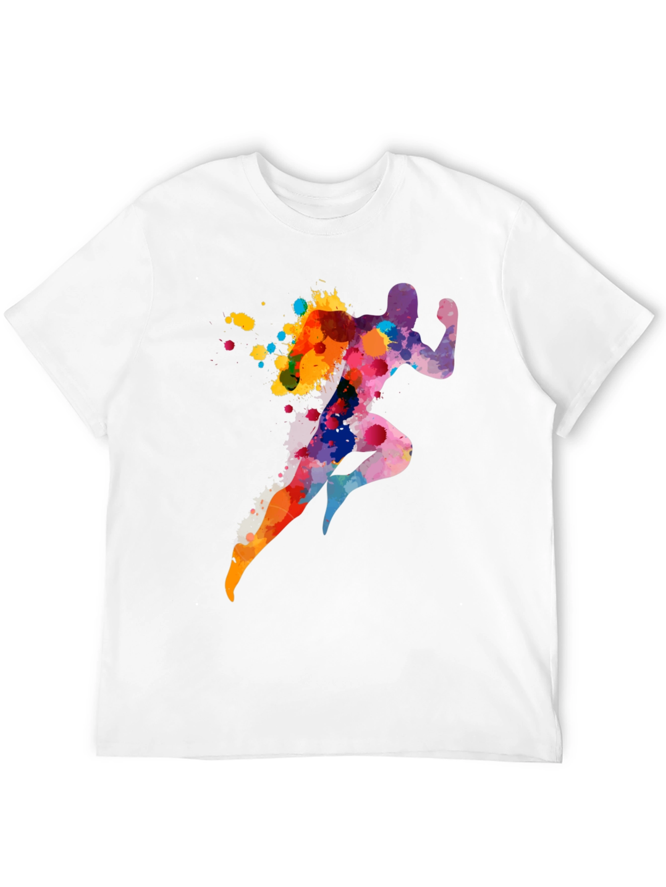 Abstract Runner Graphic Tee