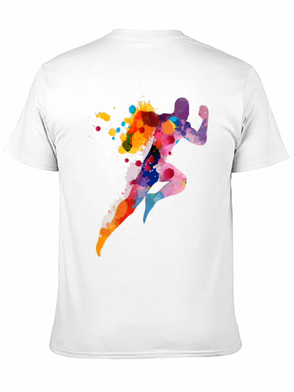 Abstract Runner Graphic Tee