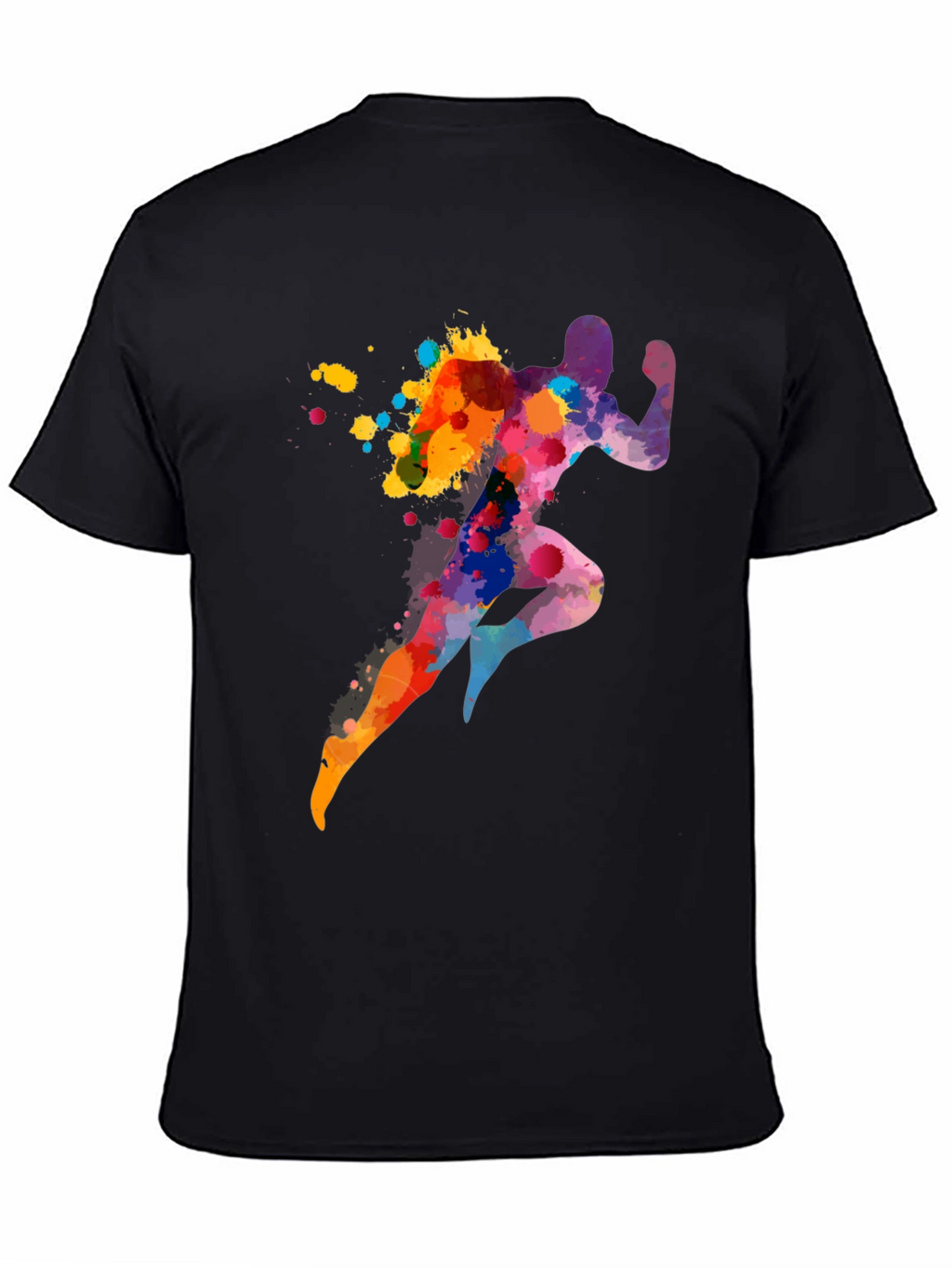 Abstract Runner Graphic Tee