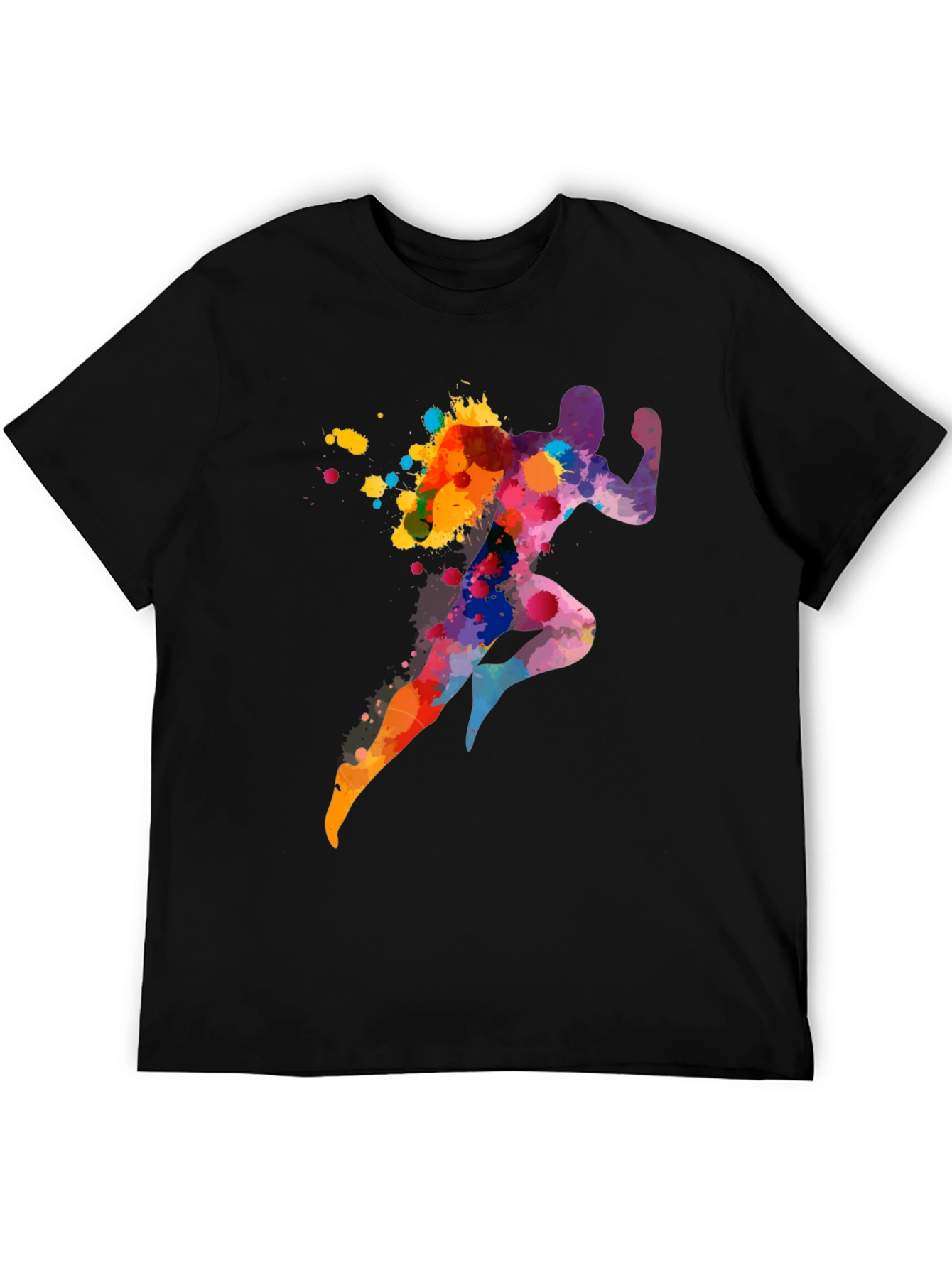 Abstract Runner Graphic Tee