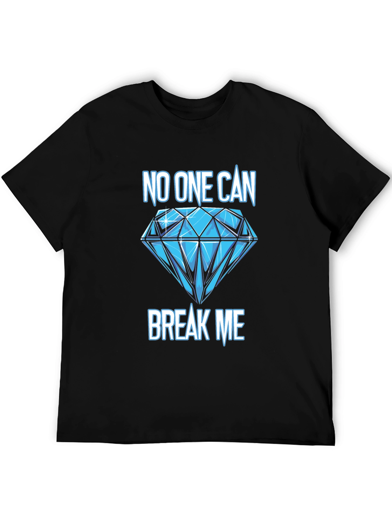 Unbreakable Diamond Graphic Tee - Black