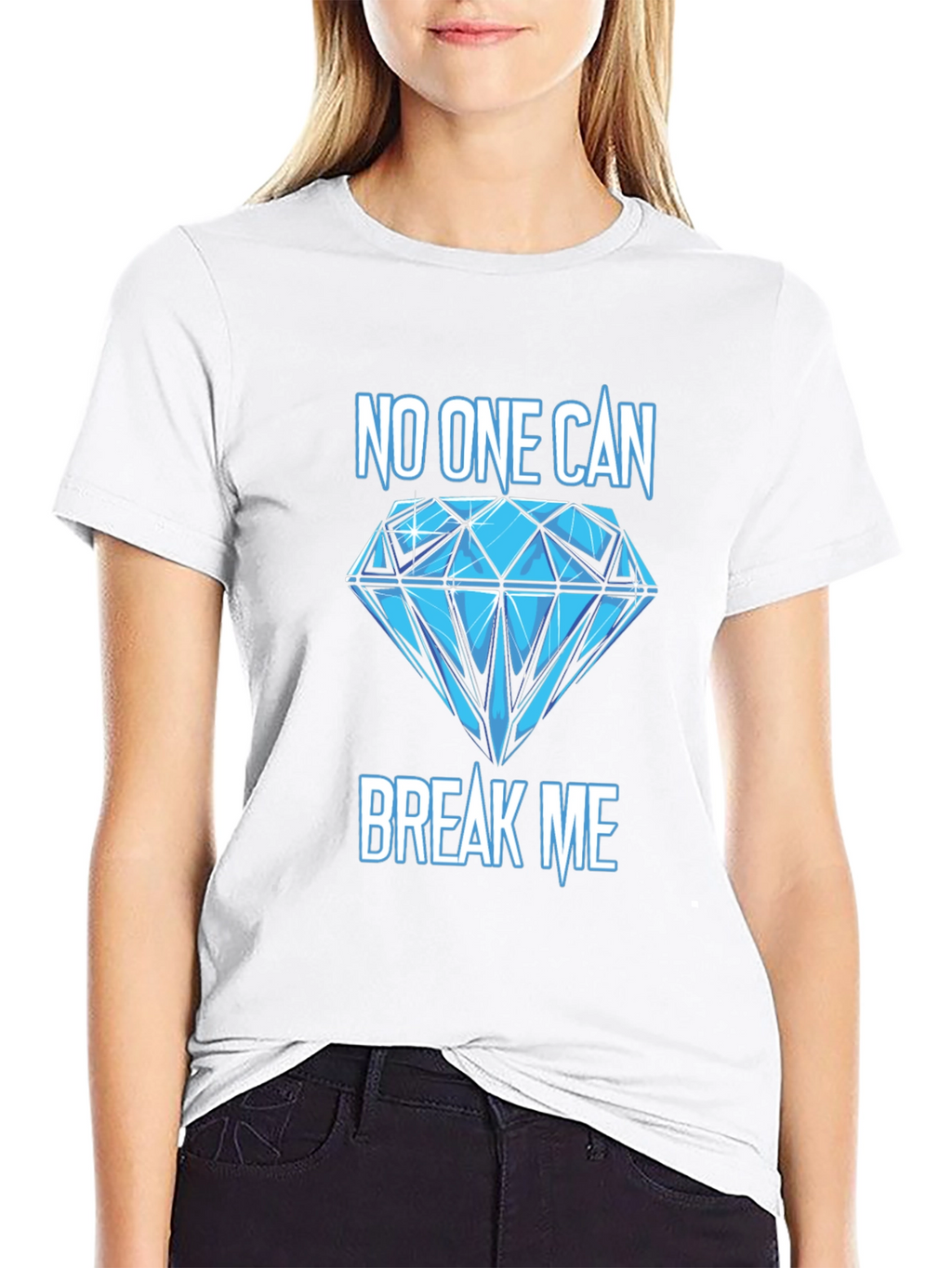 Unbreakable Diamond Graphic Tee - Black