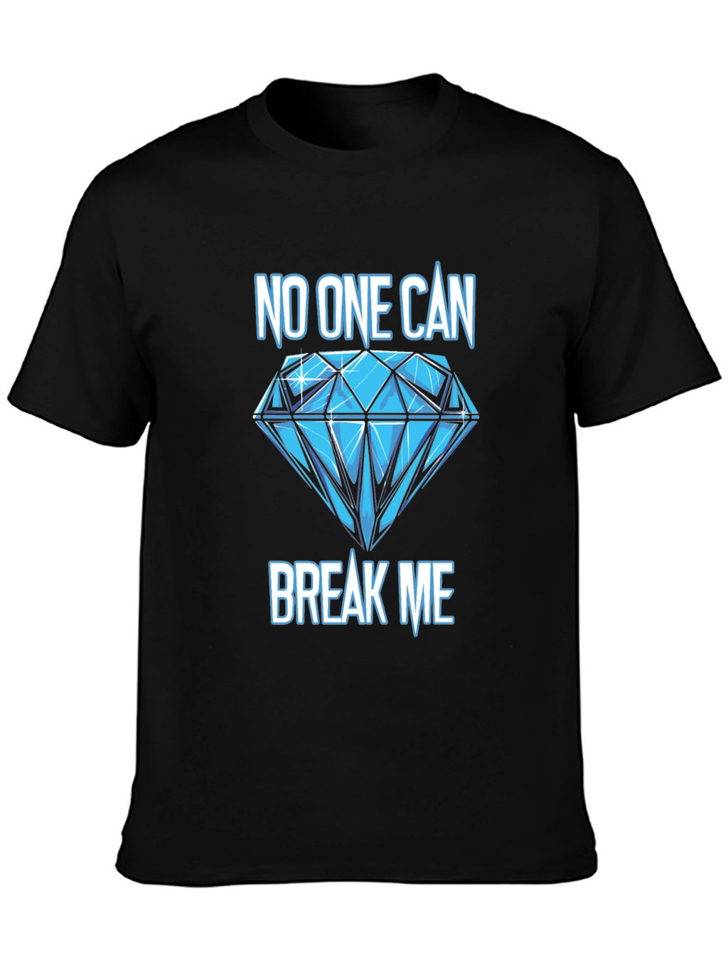 Unbreakable Diamond Graphic Tee - Black