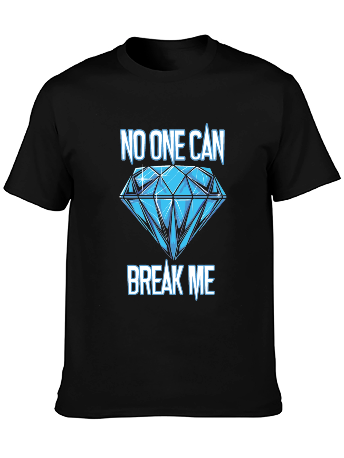 Unbreakable Diamond Graphic Tee - Black