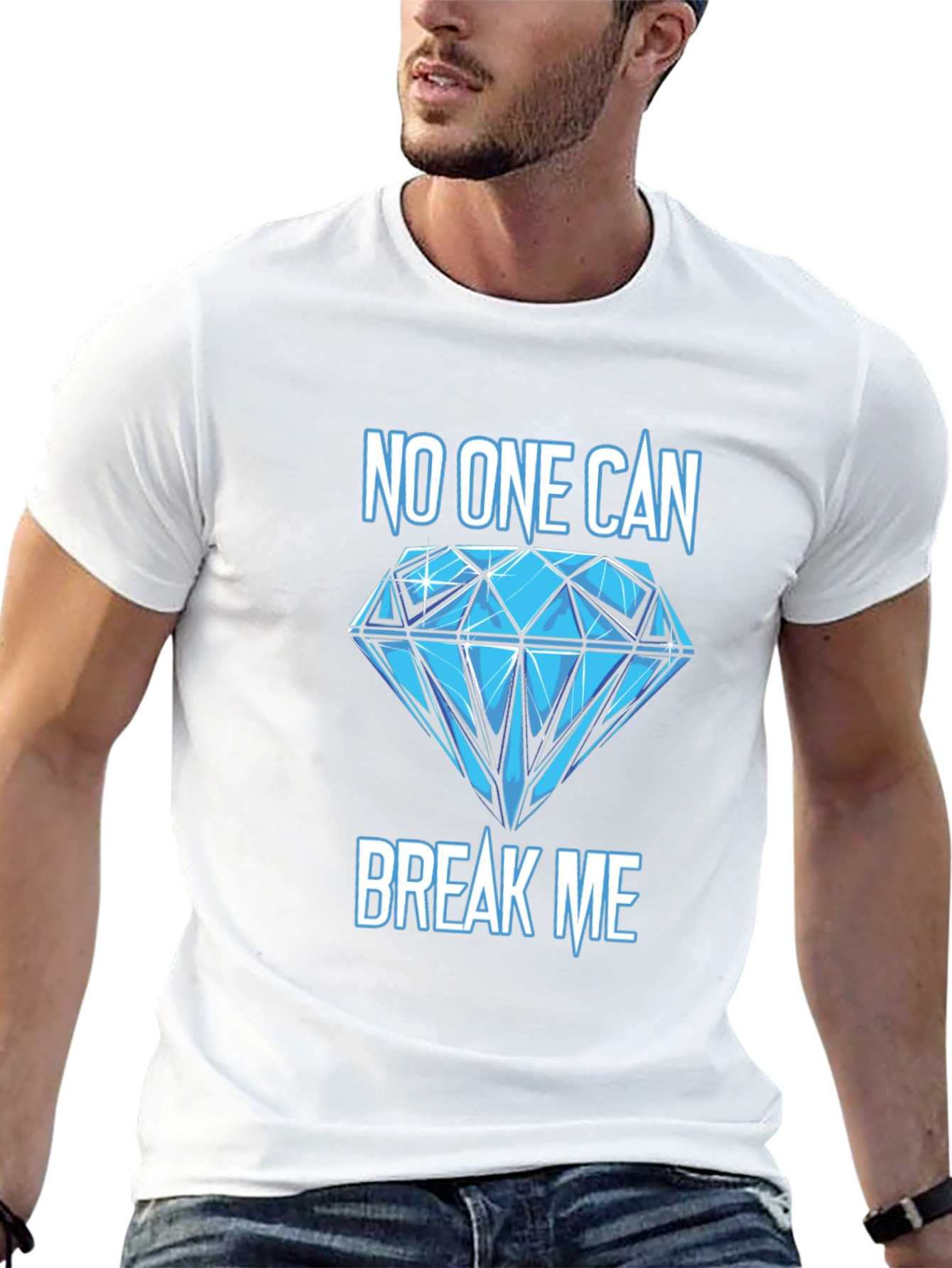 Unbreakable Diamond Graphic Tee - Black