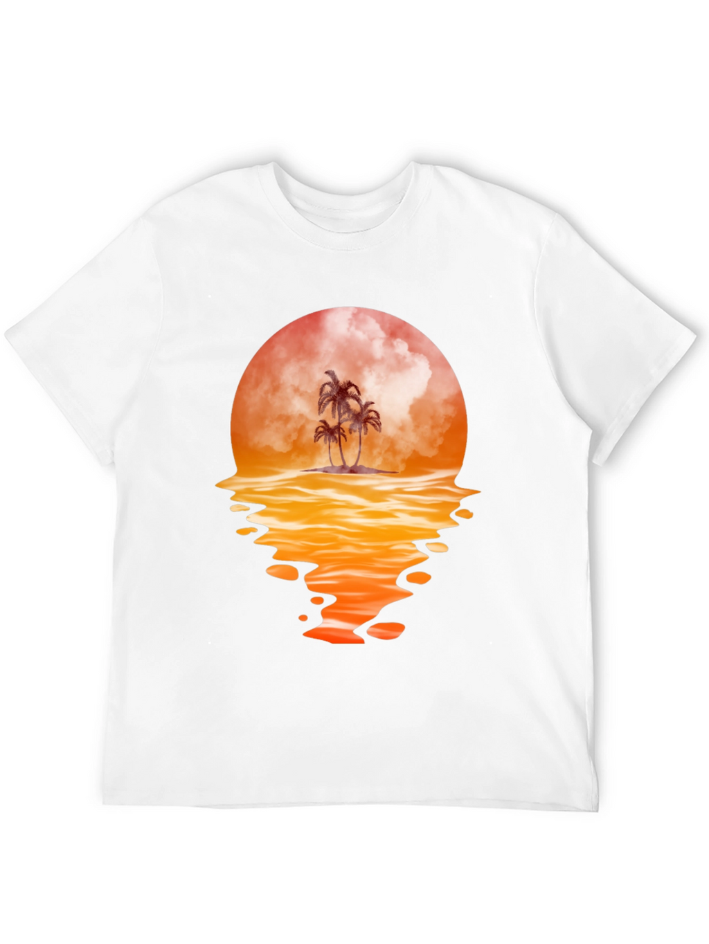 Sunset Palm Tree Graphic Tee