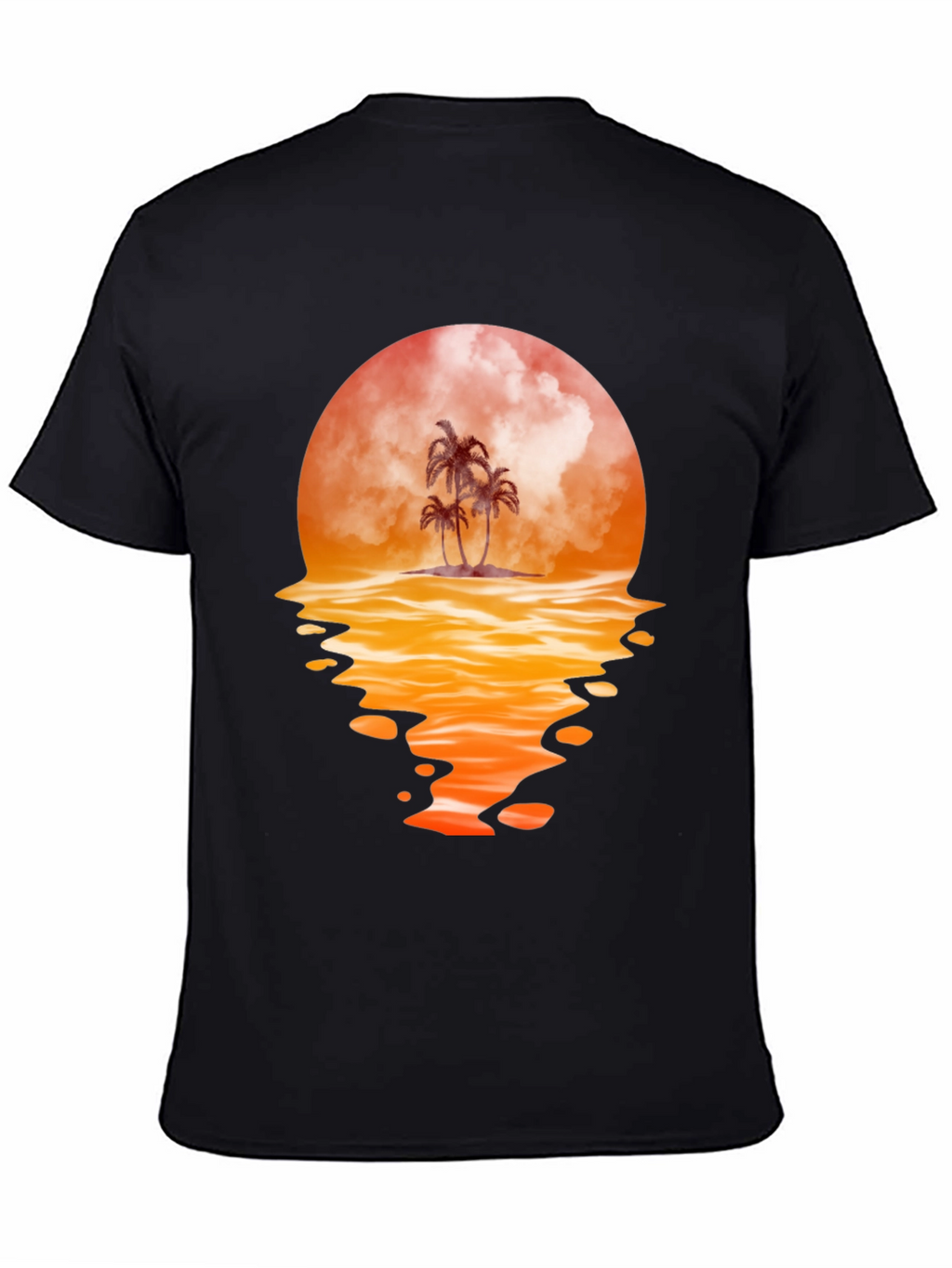 Sunset Palm Tree Graphic Tee