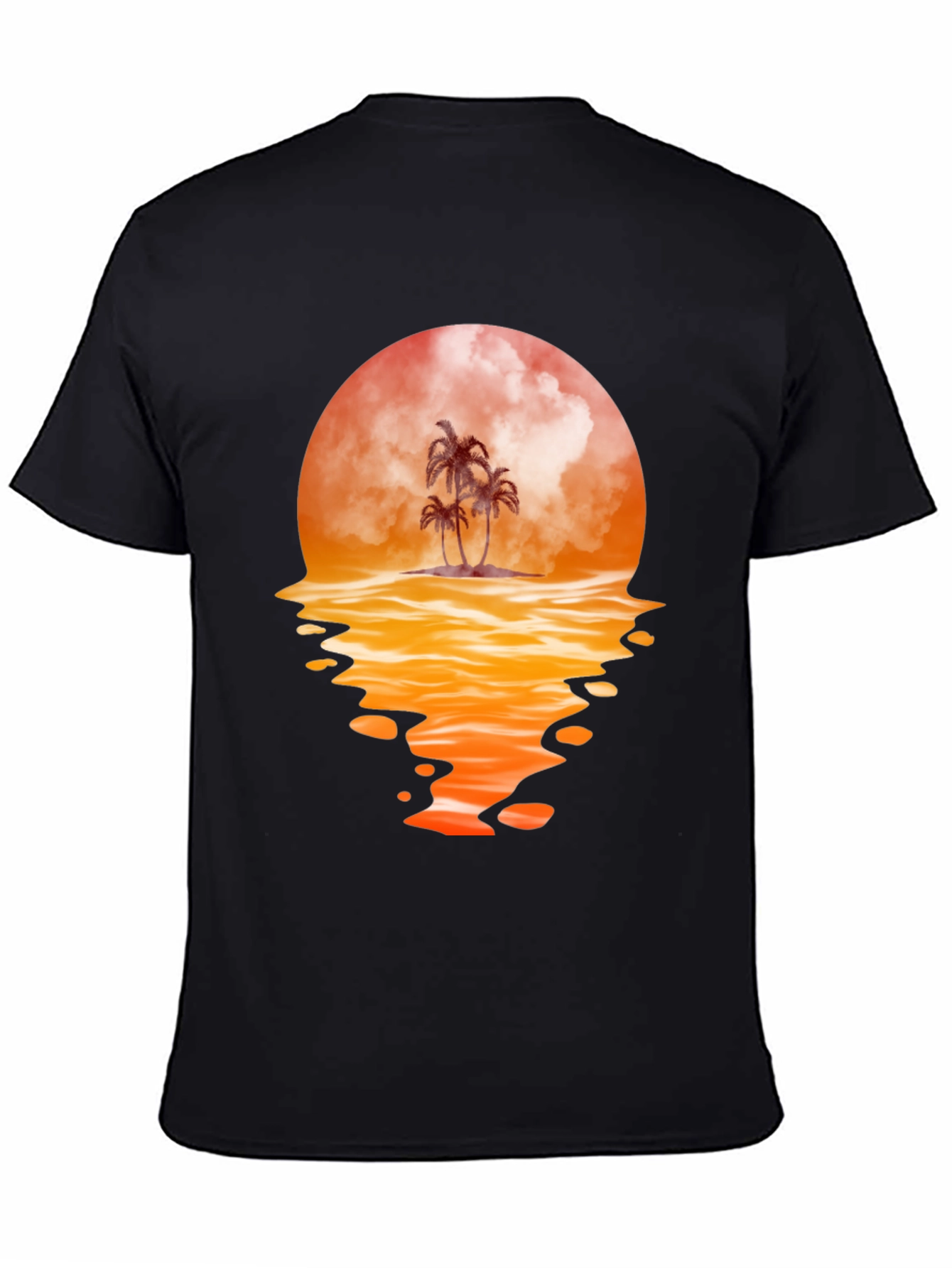 Sunset Palm Tree Graphic Tee