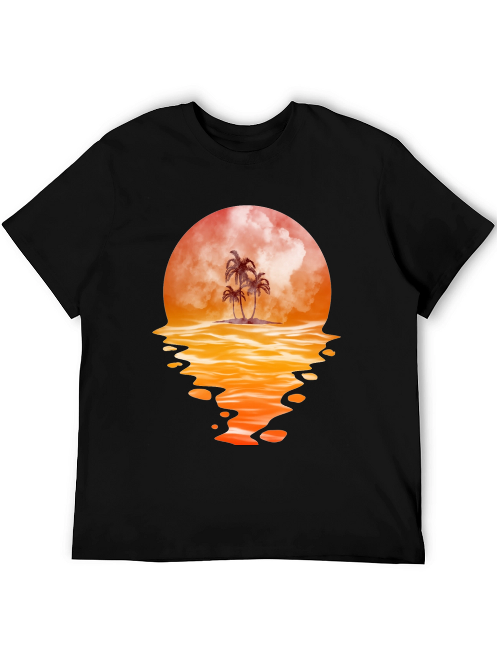 Sunset Palm Tree Graphic Tee