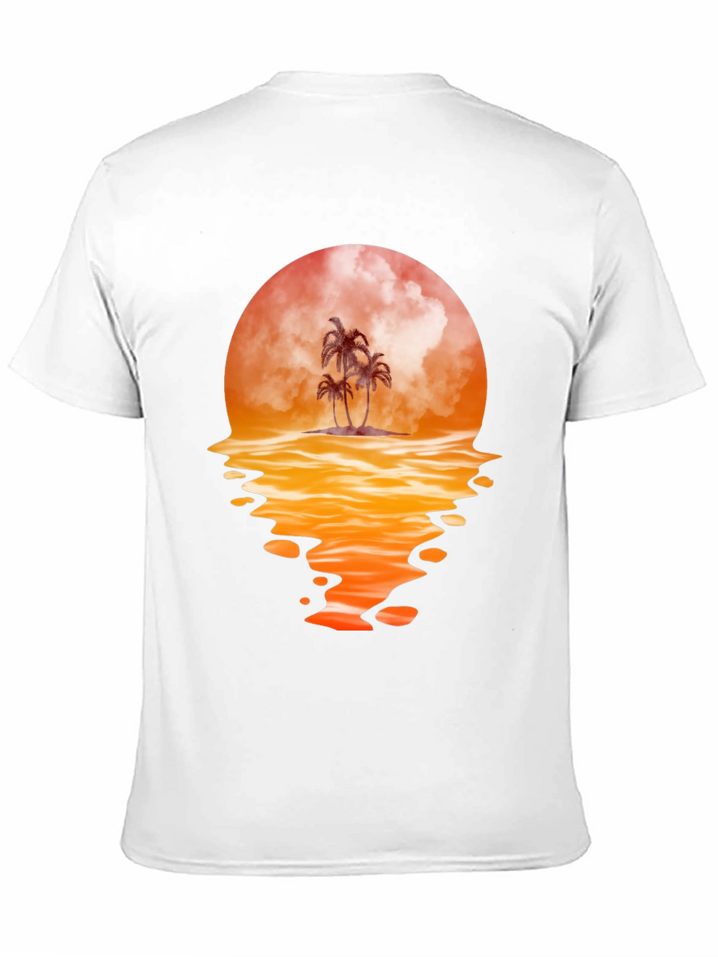 Sunset Palm Tree Graphic Tee