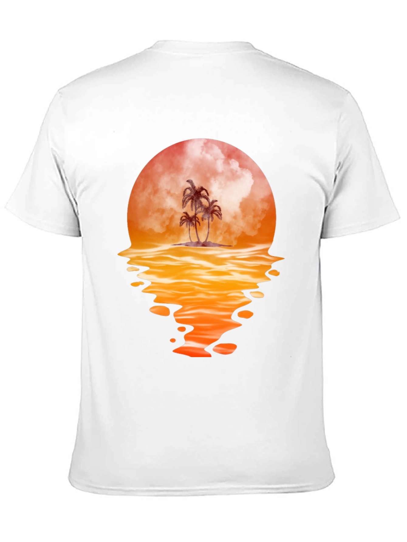 Sunset Palm Tree Graphic Tee
