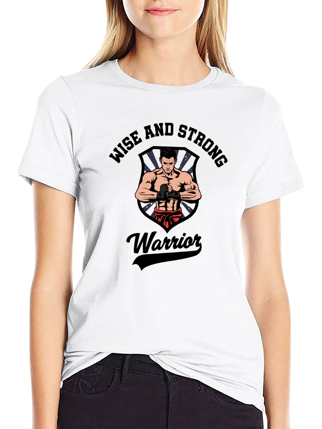 Wise and Strong Warrior Graphic T-Shirt