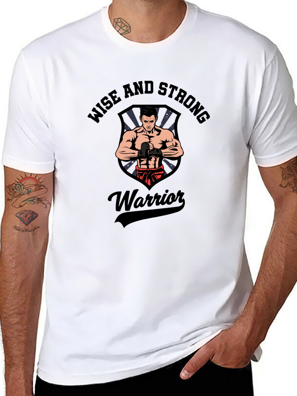 Wise and Strong Warrior Graphic T-Shirt