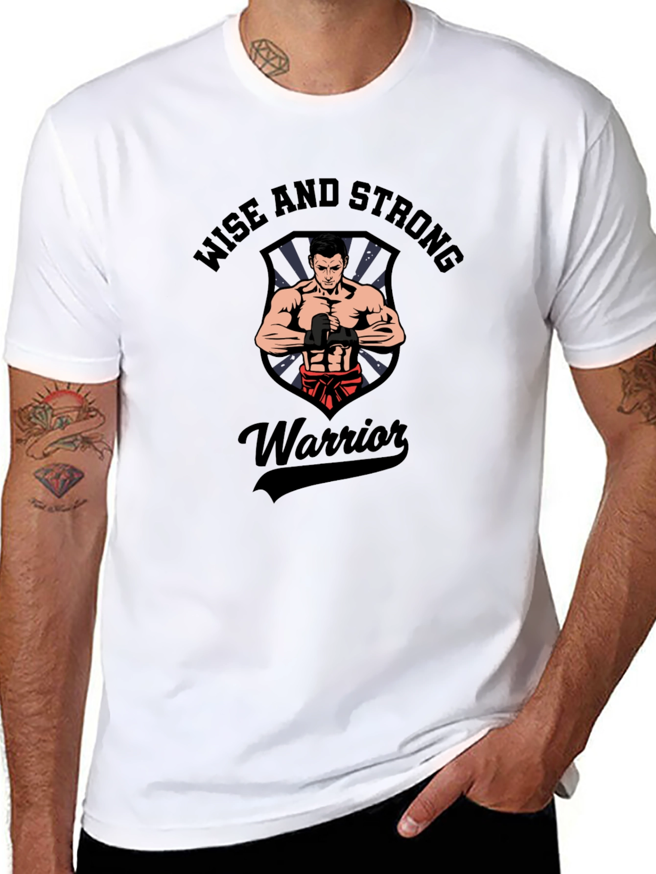 Wise and Strong Warrior Graphic T-Shirt