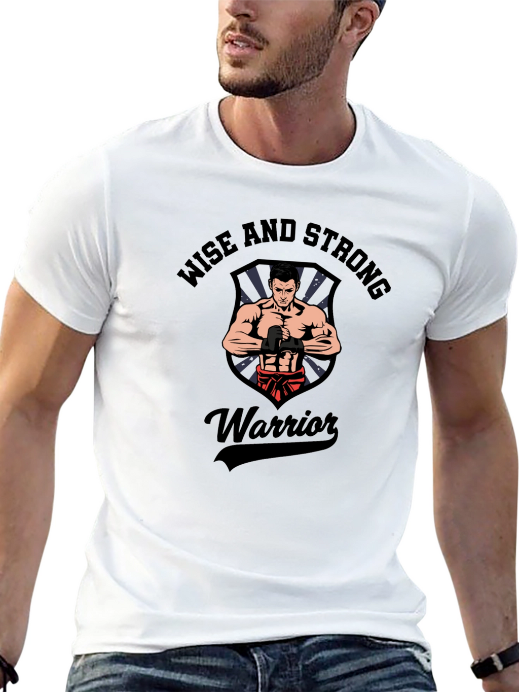 Wise and Strong Warrior Graphic T-Shirt