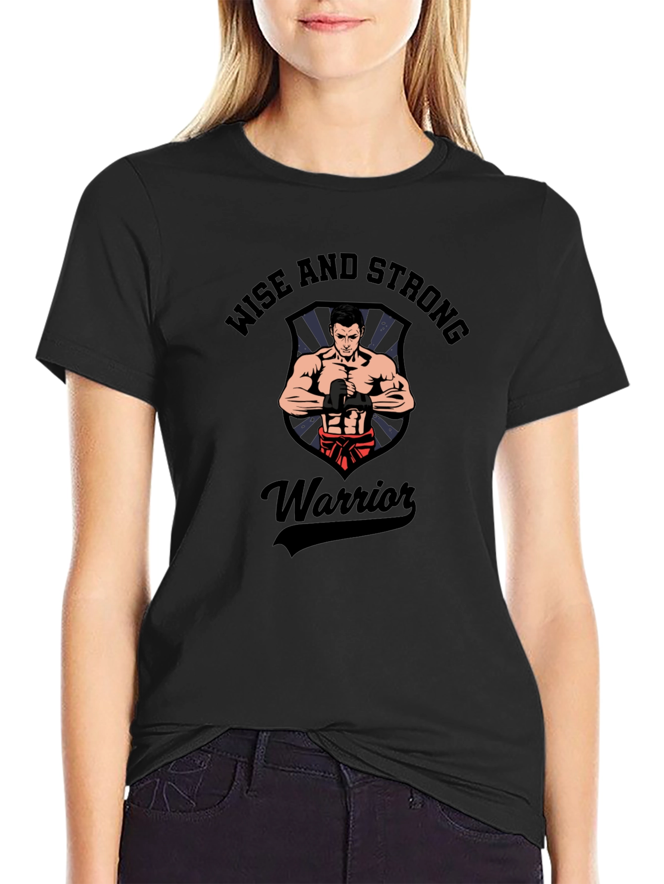 Wise and Strong Warrior Graphic T-Shirt