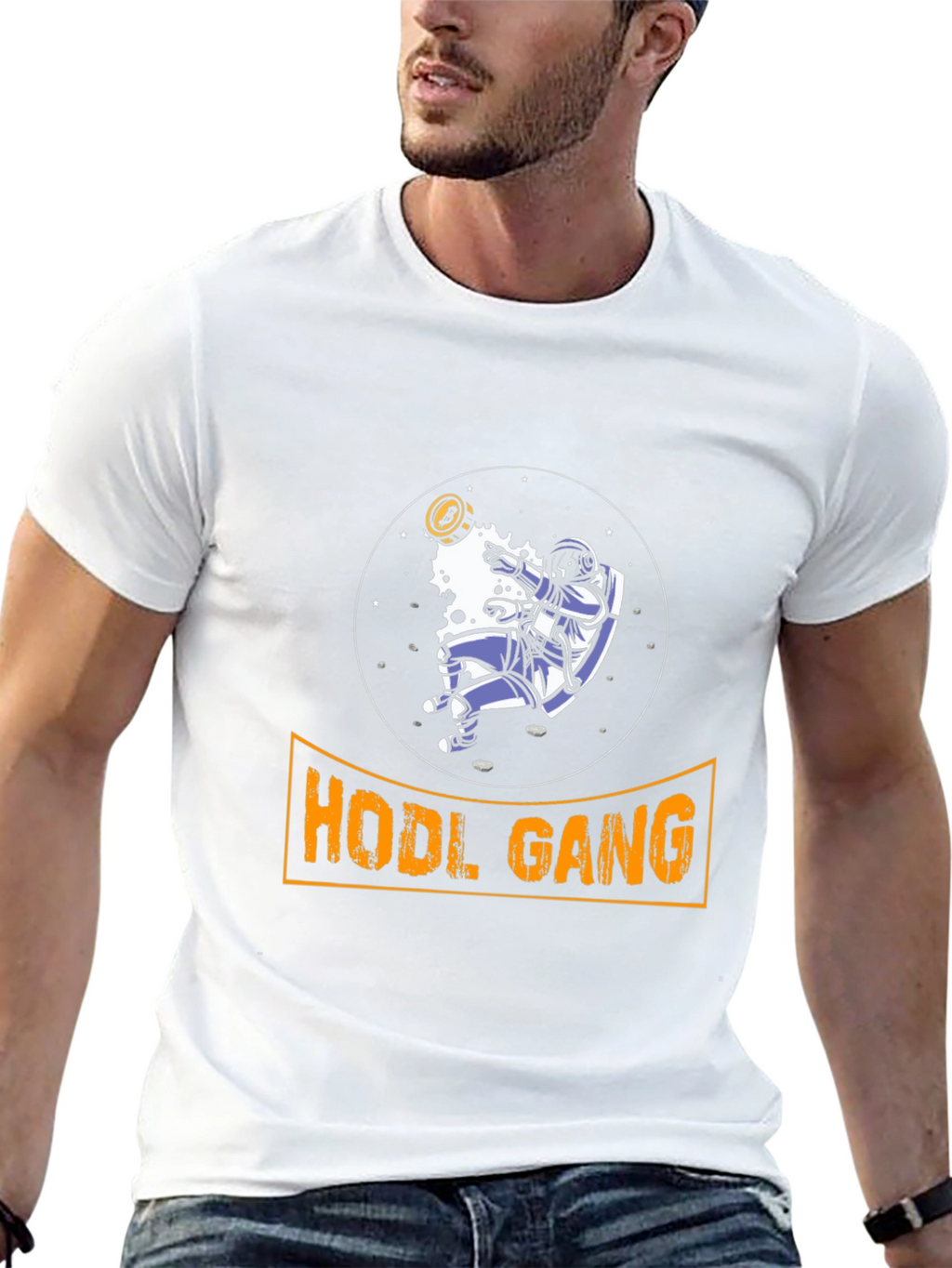 HODL Gang Crypto Astronaut T-Shirt
