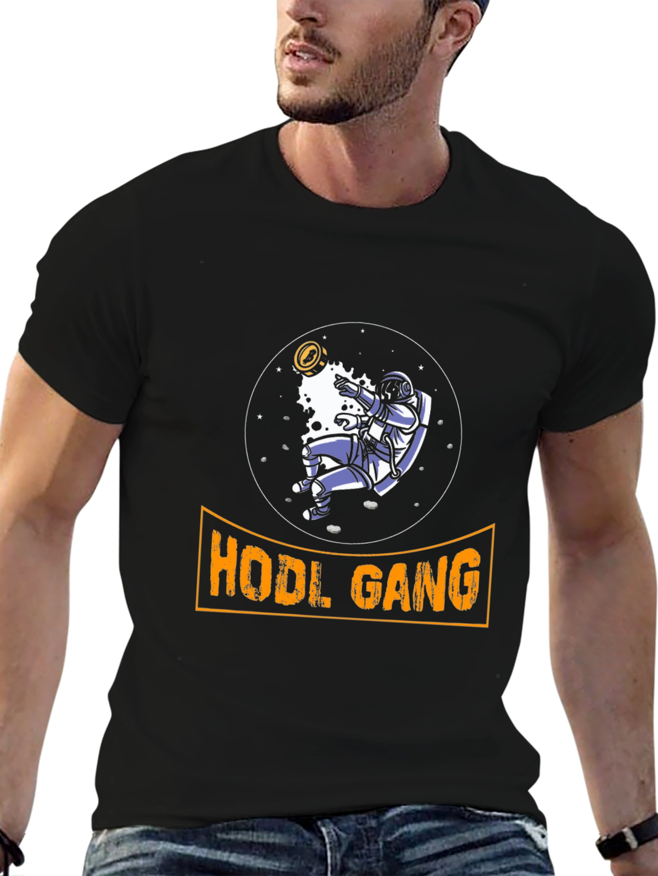 HODL Gang Crypto Astronaut T-Shirt