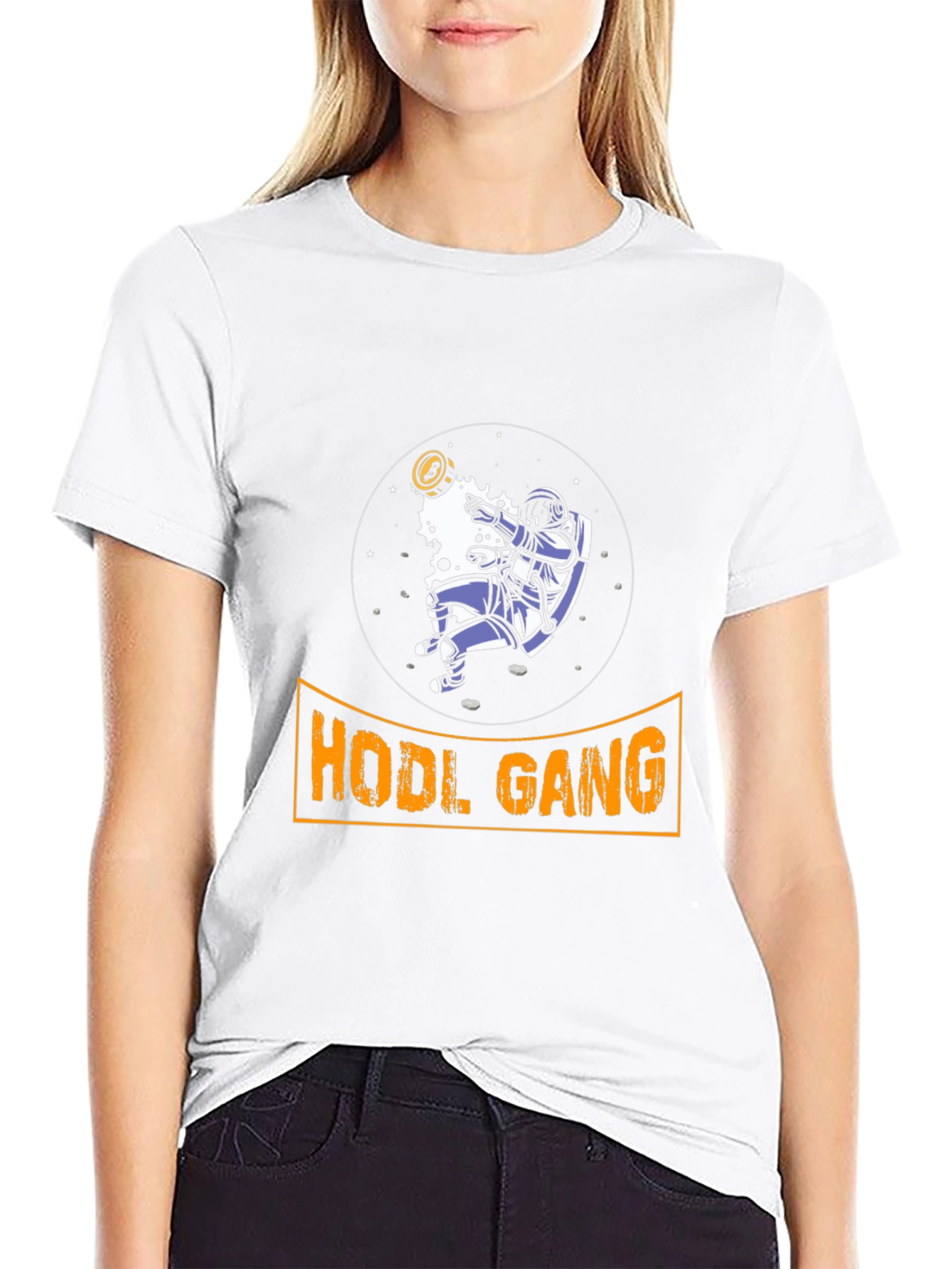 HODL Gang Crypto Astronaut T-Shirt