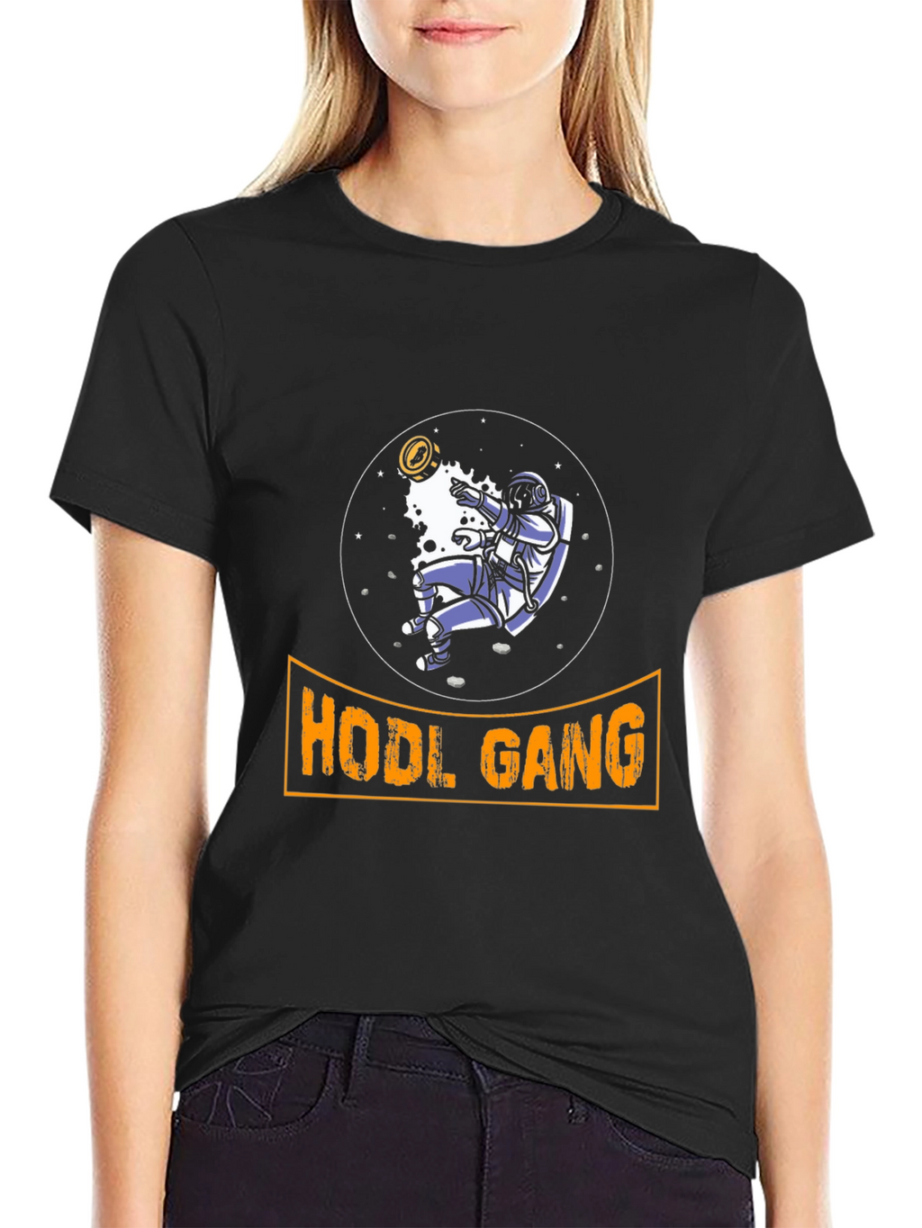 HODL Gang Crypto Astronaut T-Shirt