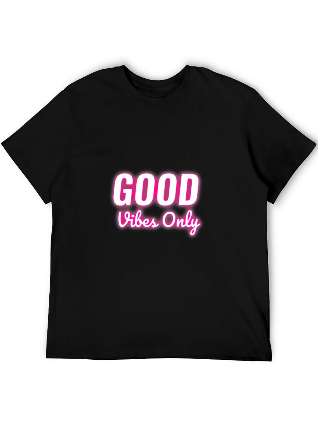 Good Vibes Only Graphic Tee - Black