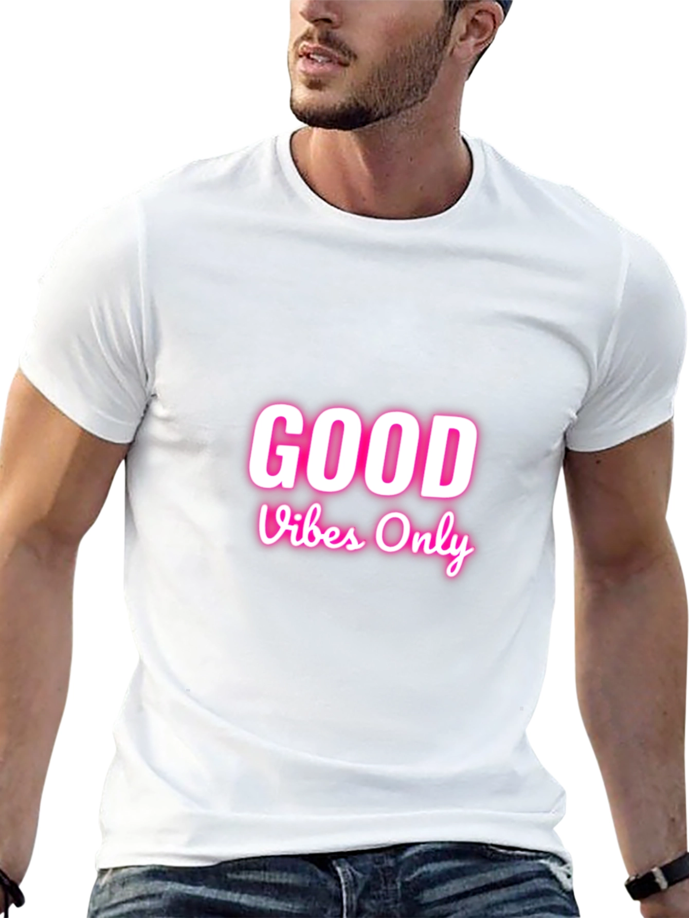 Good Vibes Only Graphic Tee - Black