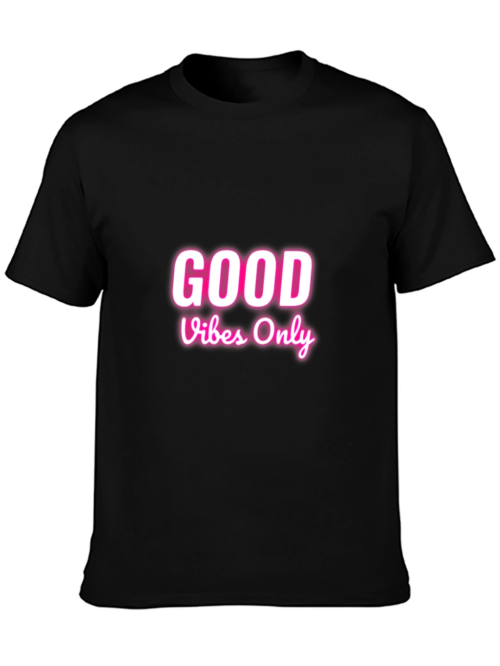 Good Vibes Only Graphic Tee - Black