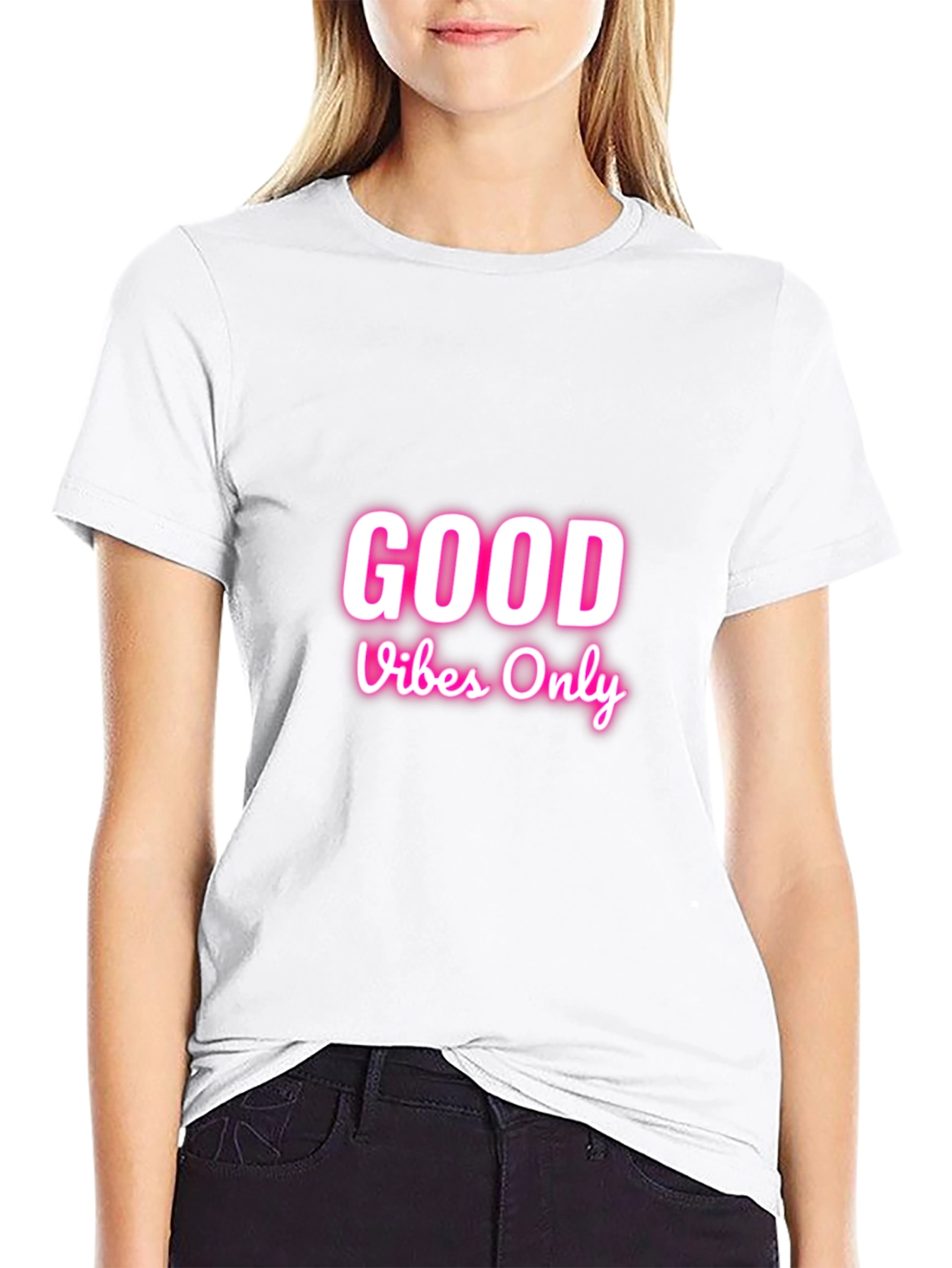 Good Vibes Only Graphic Tee - Black