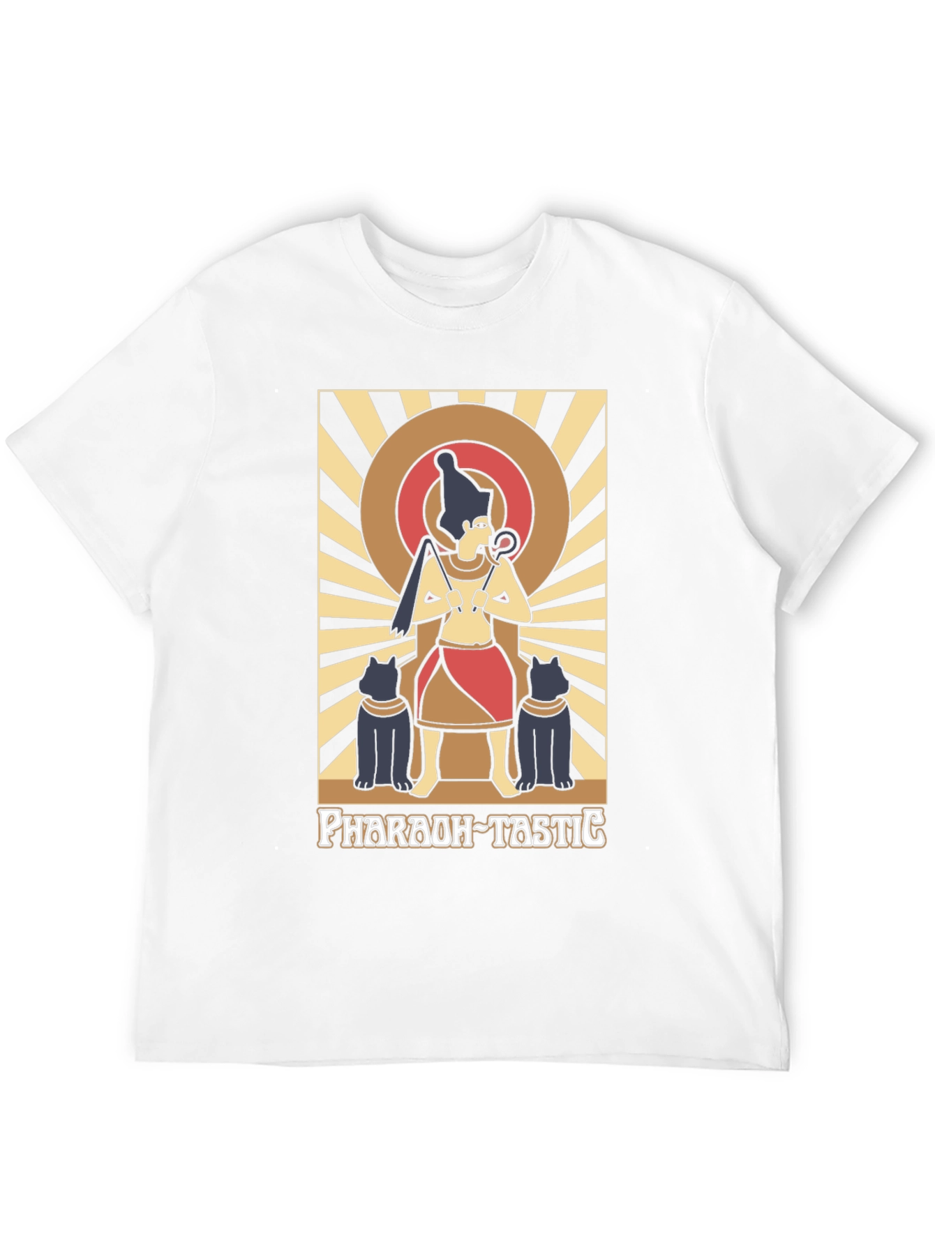 Pharaoh-Tastic Graphic Tee - Egyptian Art T-Shirt