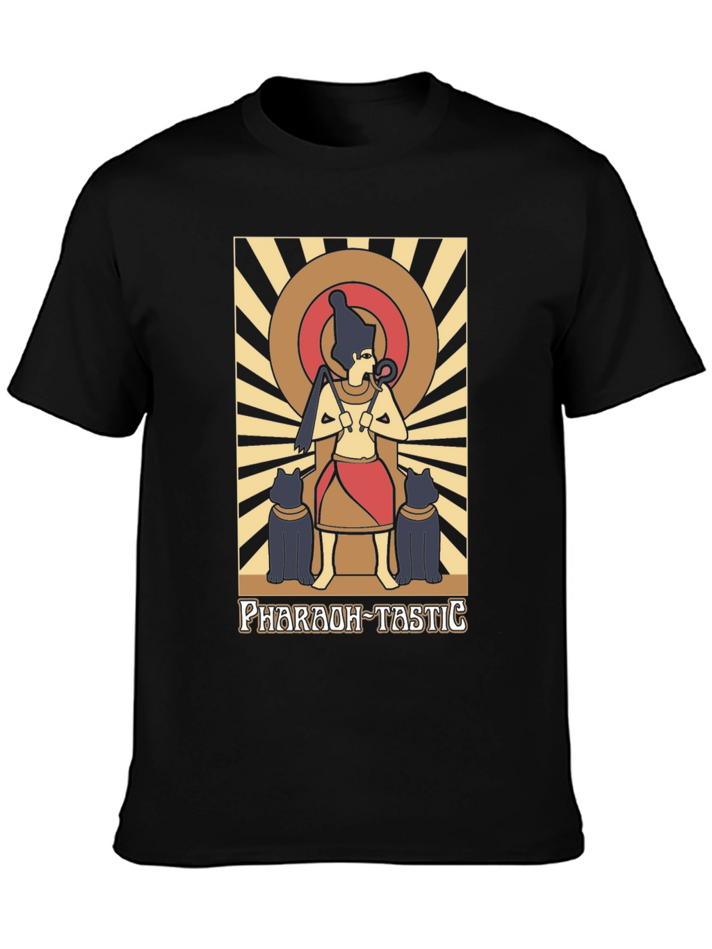 Pharaoh-Tastic Graphic Tee - Egyptian Art T-Shirt