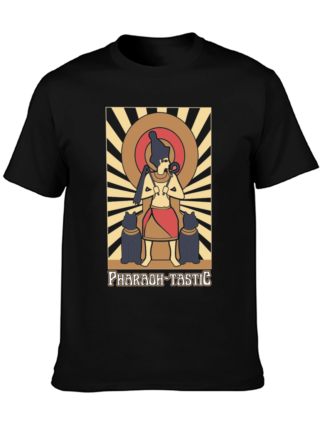 Pharaoh-Tastic Graphic Tee - Egyptian Art T-Shirt