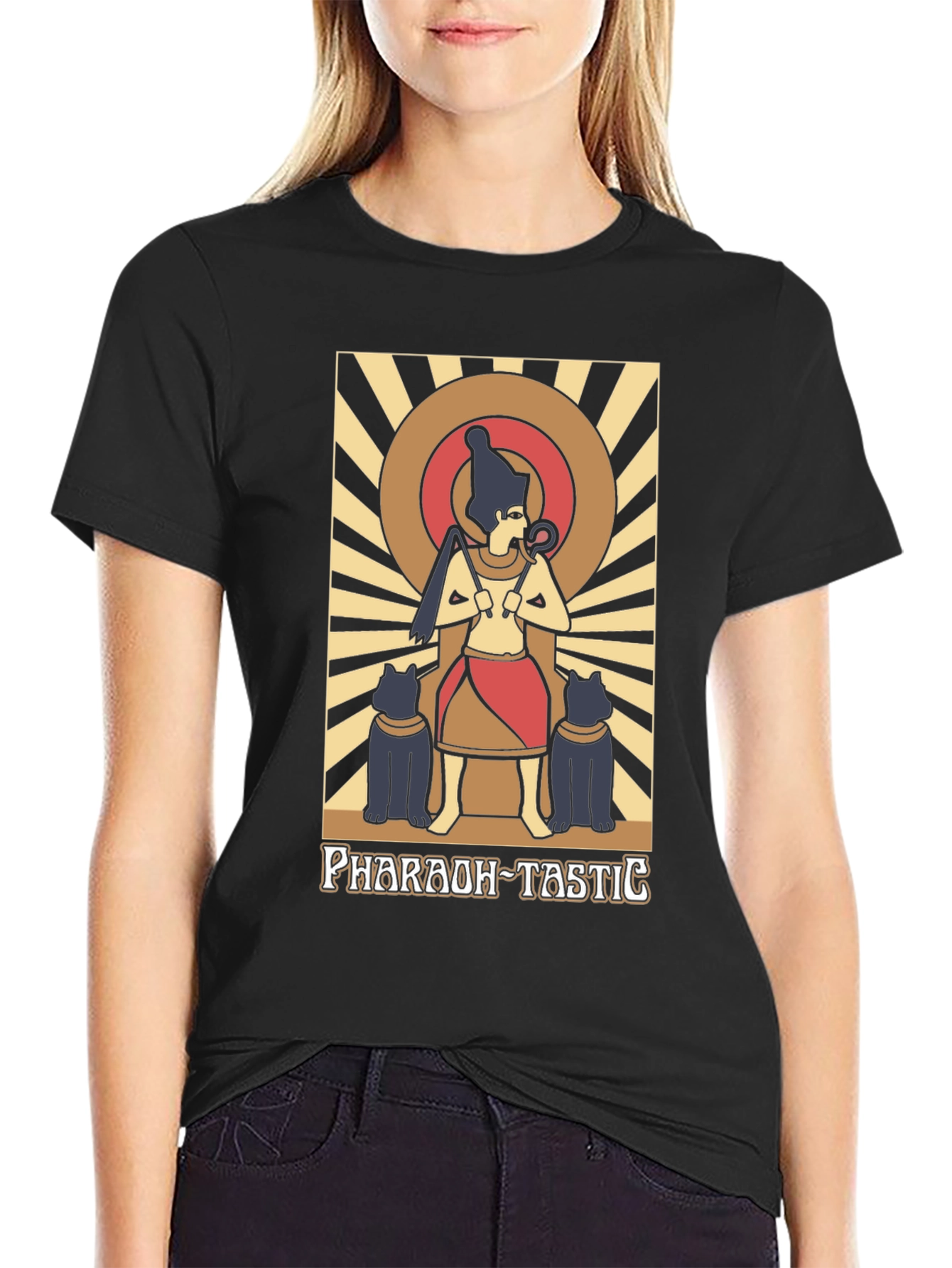 Pharaoh-Tastic Graphic Tee - Egyptian Art T-Shirt