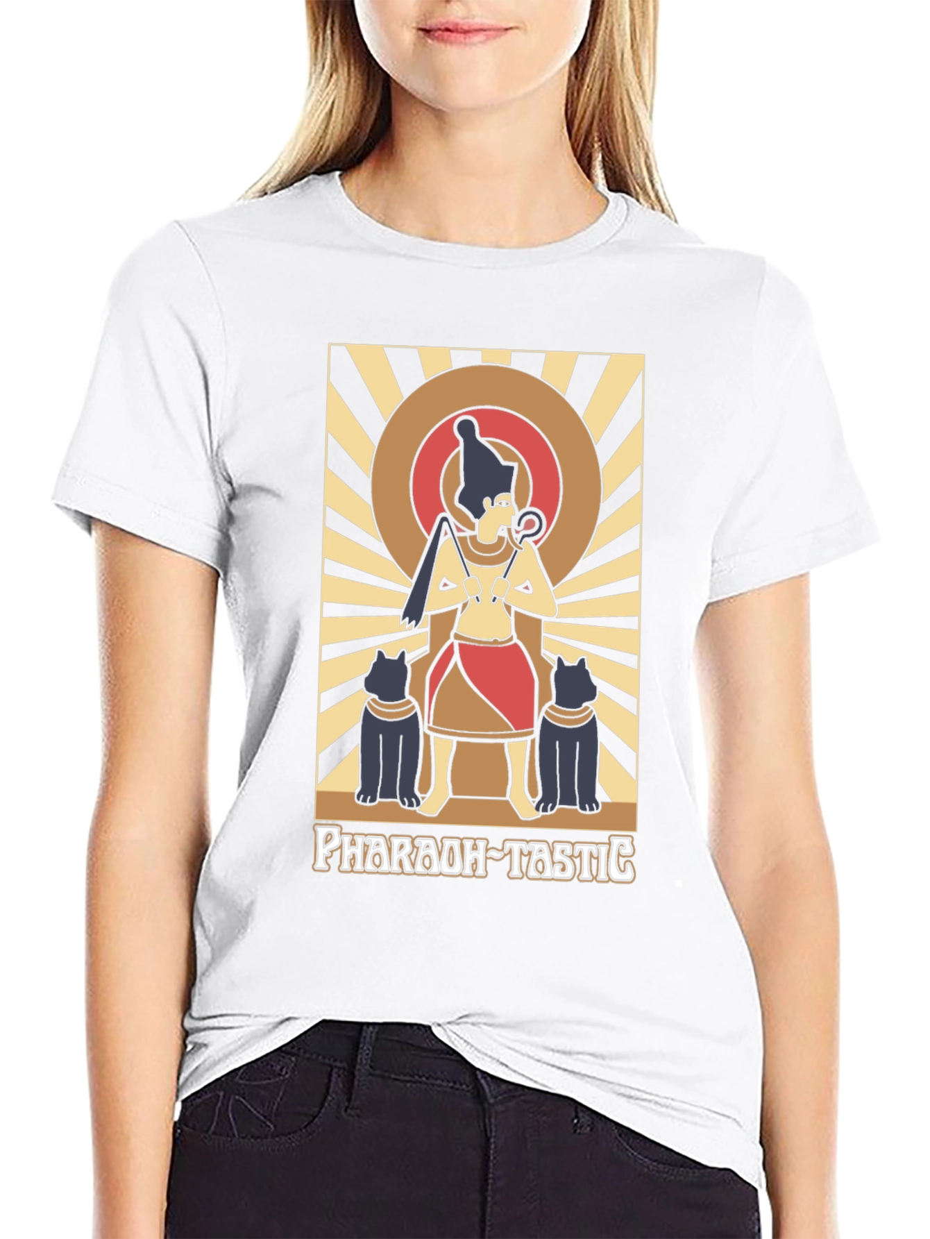 Pharaoh-Tastic Graphic Tee - Egyptian Art T-Shirt