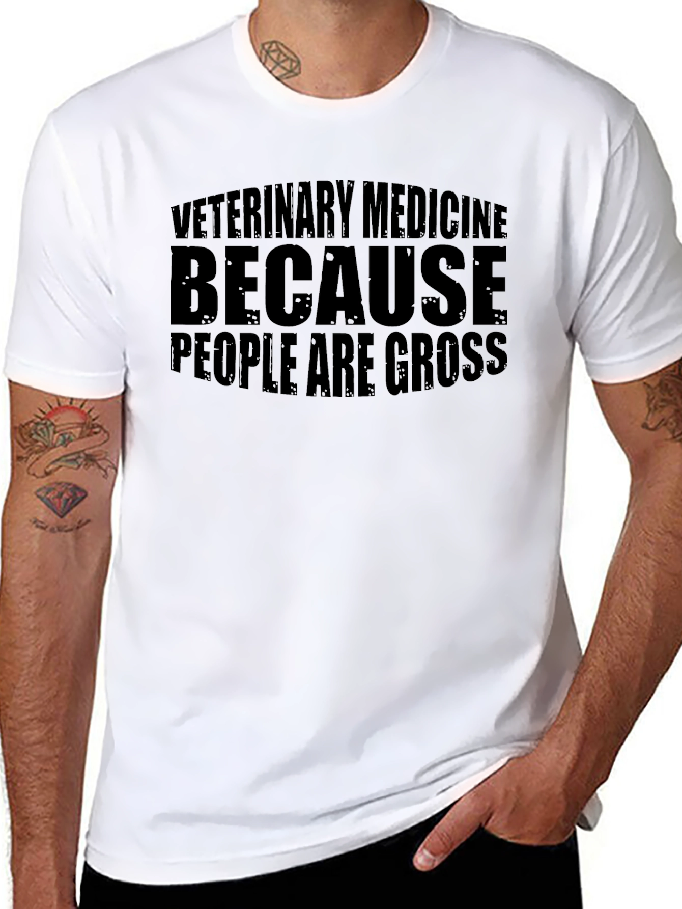 Veterinary Medicine T-Shirt - People Are Gross