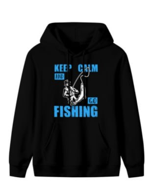 Keep Him Fishing Hoodie
