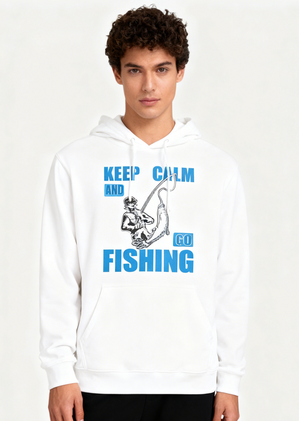 Keep Him Fishing Hoodie