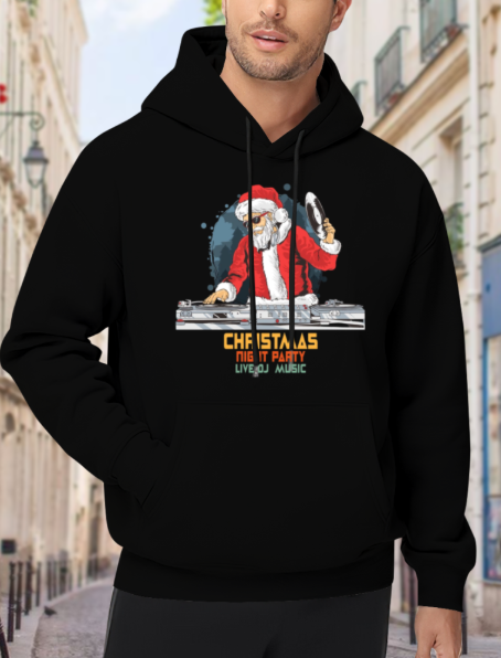 DJ Santa Christmas Hoodie