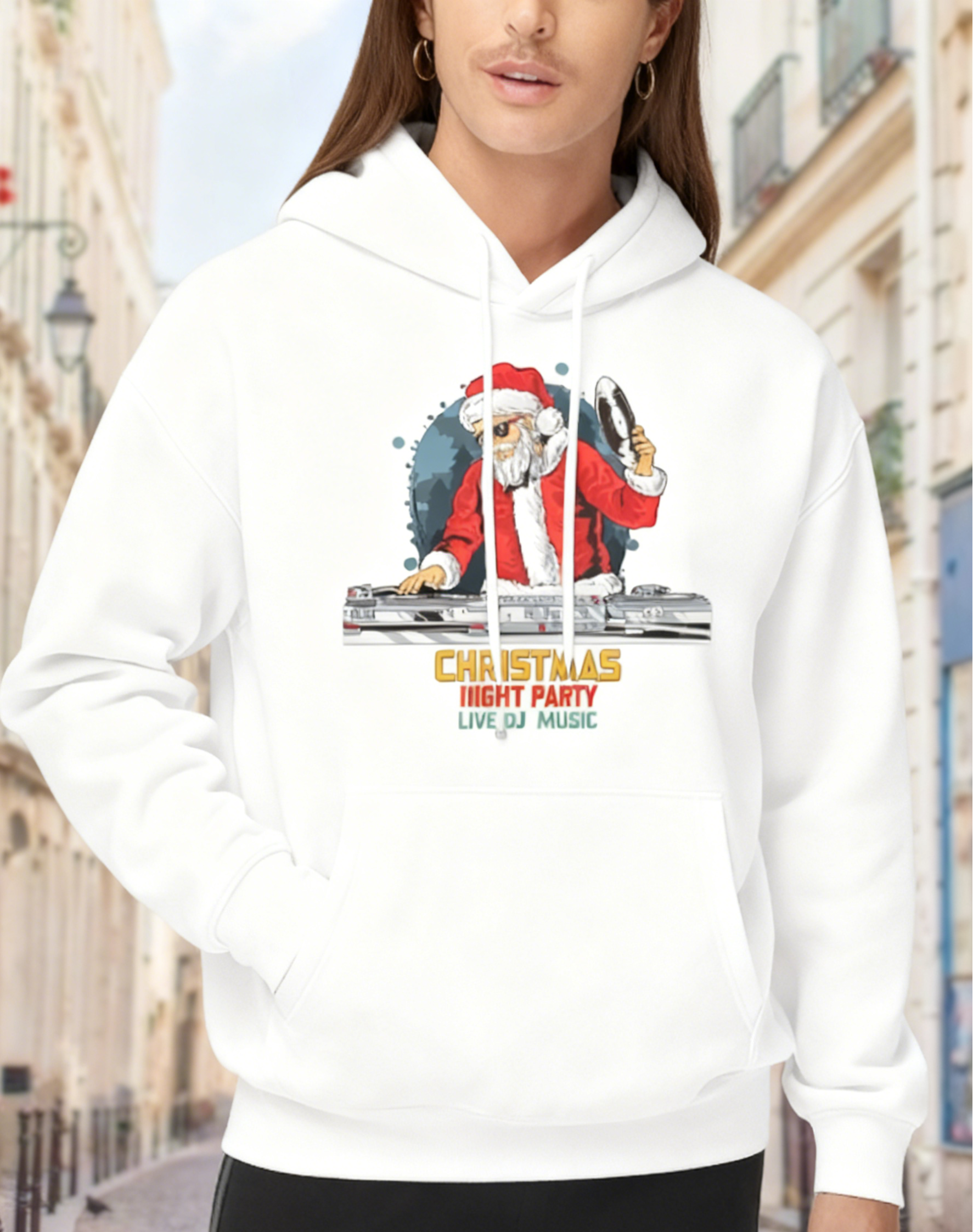 DJ Santa Christmas Hoodie